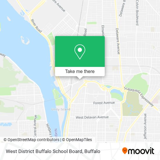 Mapa de West District Buffalo School Board