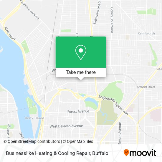 Mapa de Businesslike Heating & Cooling Repair