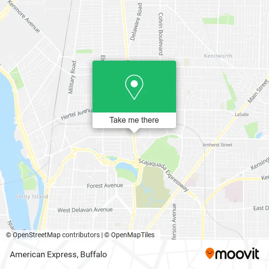 American Express map