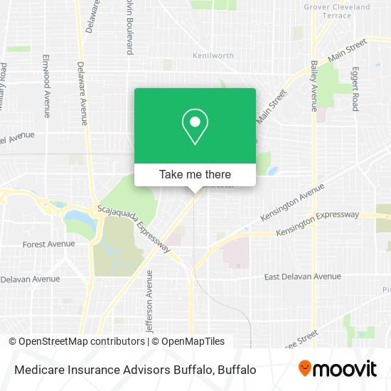 Mapa de Medicare Insurance Advisors Buffalo