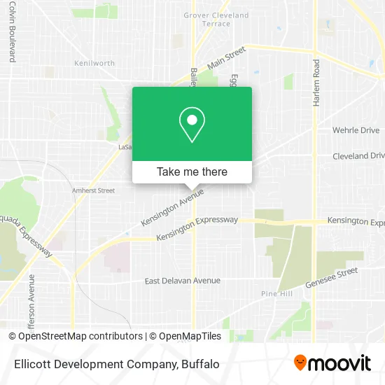 Ellicott Development Company map