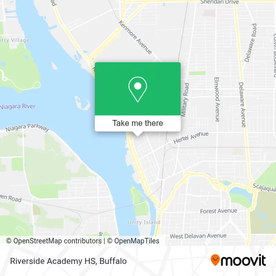 Riverside Academy HS map