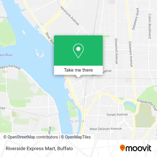 Riverside Express Mart map