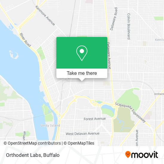 Orthodent Labs map