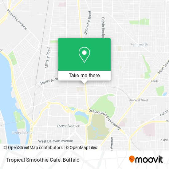 Mapa de Tropical Smoothie Cafe