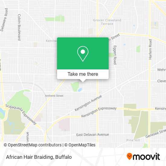 Mapa de African Hair Braiding