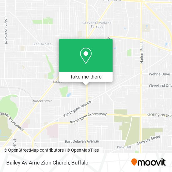 Mapa de Bailey Av Ame Zion Church