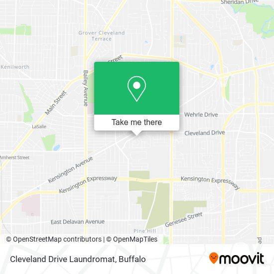 Cleveland Drive Laundromat map