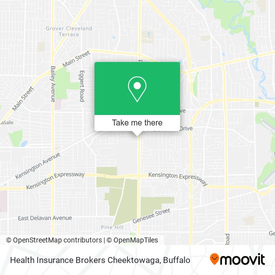 Mapa de Health Insurance Brokers Cheektowaga