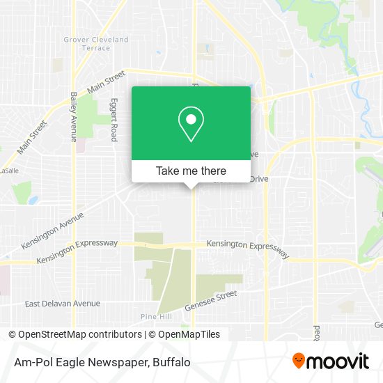Am-Pol Eagle Newspaper map