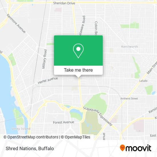 Shred Nations map