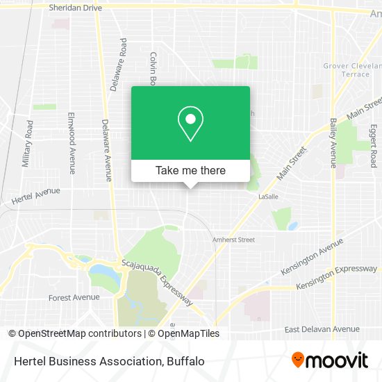 Hertel Business Association map