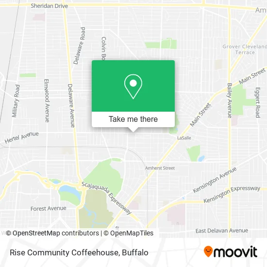 Rise Community Coffeehouse map