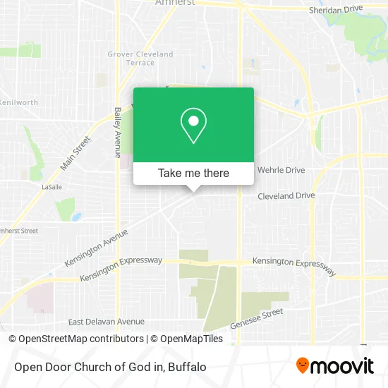 Mapa de Open Door Church of God in