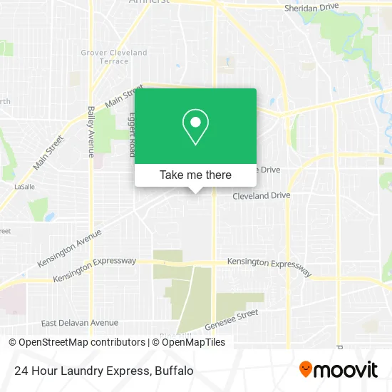 24 Hour Laundry Express map