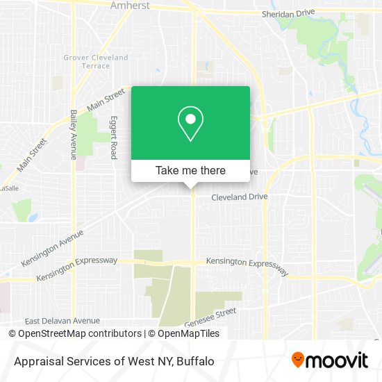 Appraisal Services of West NY map