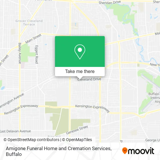 Mapa de Amigone Funeral Home and Cremation Services