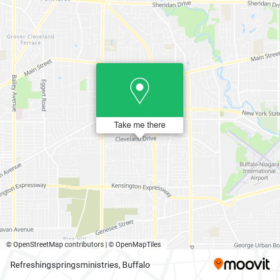 Refreshingspringsministries map