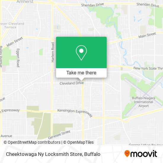 Cheektowaga Ny Locksmith Store map