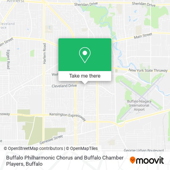 Buffalo Philharmonic Chorus and Buffalo Chamber Players map