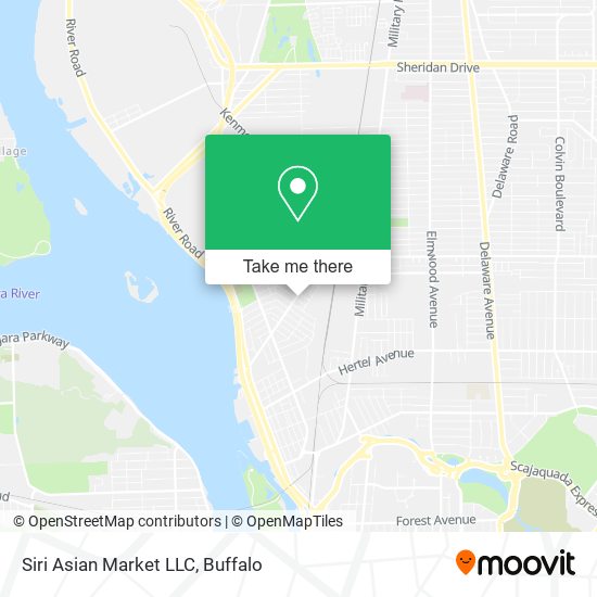 Mapa de Siri Asian Market LLC