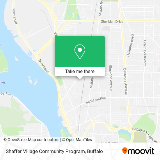 Shaffer Village Community Program map