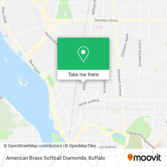 American Brass Softball Diamonds map
