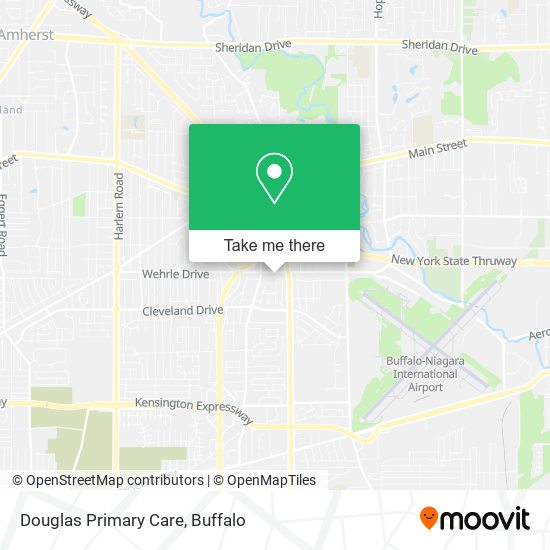 Douglas Primary Care map