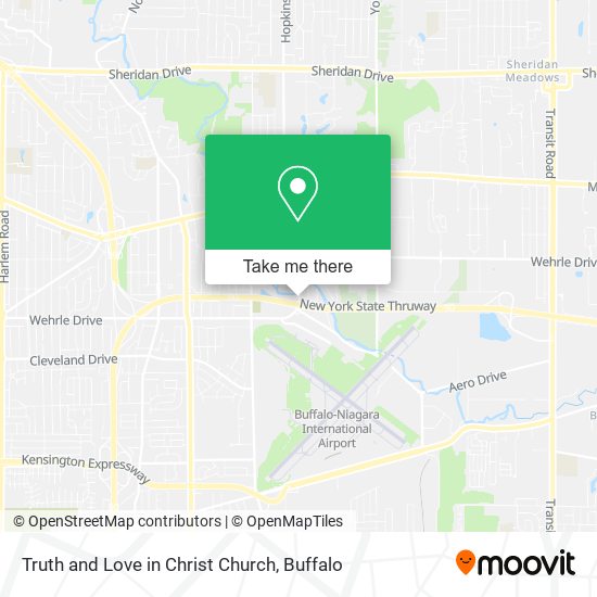 Truth and Love in Christ Church map