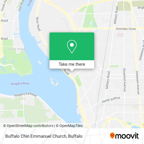 Mapa de Buffalo Chin Emmanuel Church