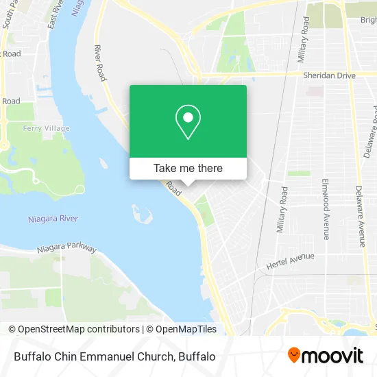 Buffalo Chin Emmanuel Church map
