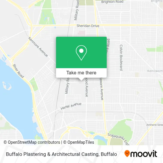 Buffalo Plastering & Architectural Casting map