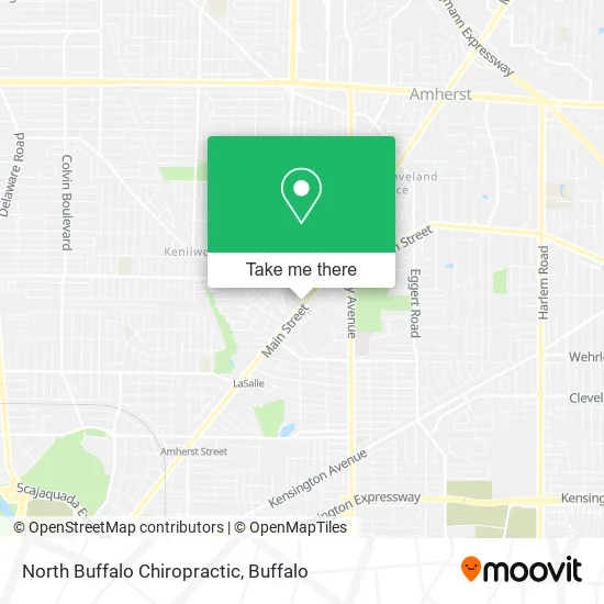 North Buffalo Chiropractic map