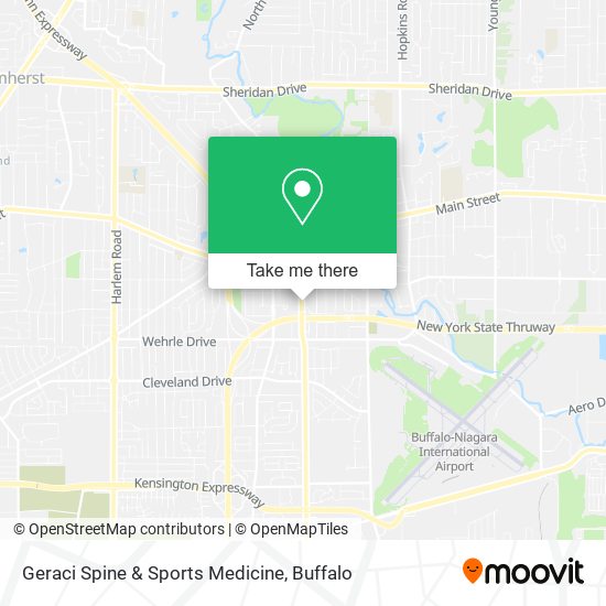 Geraci Spine & Sports Medicine map