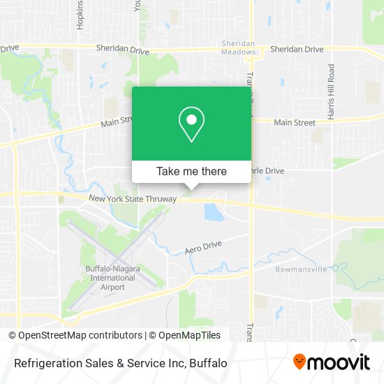 Mapa de Refrigeration Sales & Service Inc