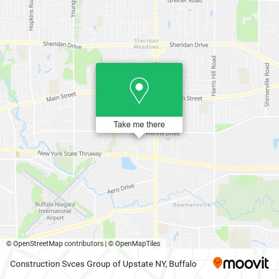 Mapa de Construction Svces Group of Upstate NY