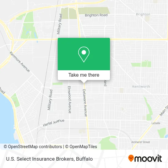 U.S. Select Insurance Brokers map