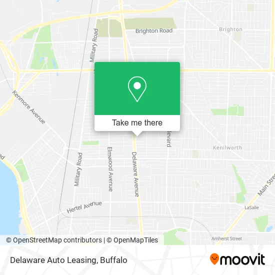 Delaware Auto Leasing map