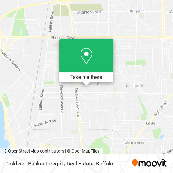 Coldwell Banker Integrity Real Estate map