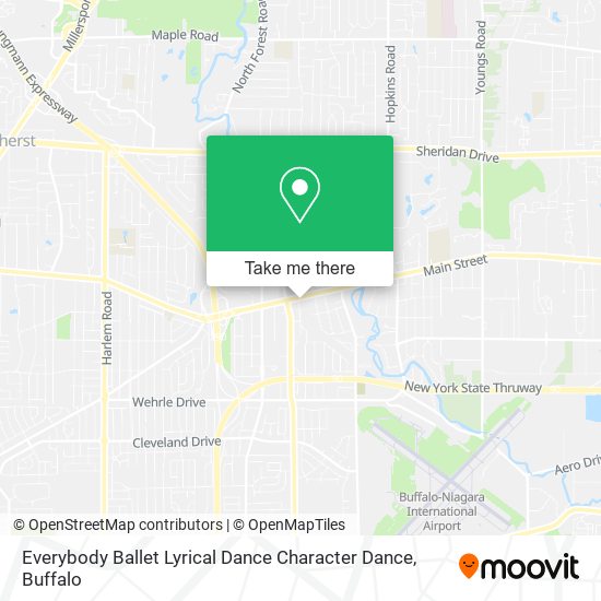 Everybody Ballet Lyrical Dance Character Dance map