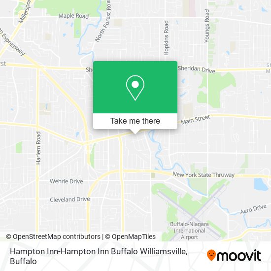 Mapa de Hampton Inn-Hampton Inn Buffalo Williamsville