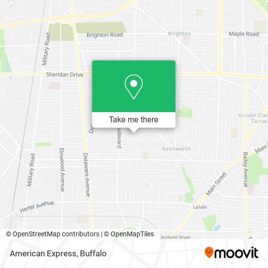 Mapa de American Express