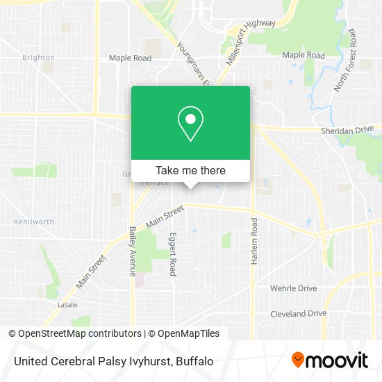 United Cerebral Palsy Ivyhurst map