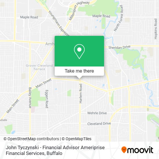 John Tyczynski - Financial Advisor Ameriprise Financial Services map