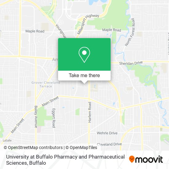 Mapa de University at Buffalo Pharmacy and Pharmaceutical Sciences