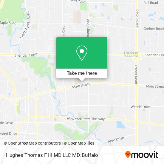Mapa de Hughes Thomas F III MD LLC MD