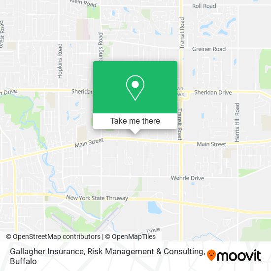 Mapa de Gallagher Insurance, Risk Management & Consulting