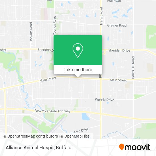 Alliance Animal Hospit map