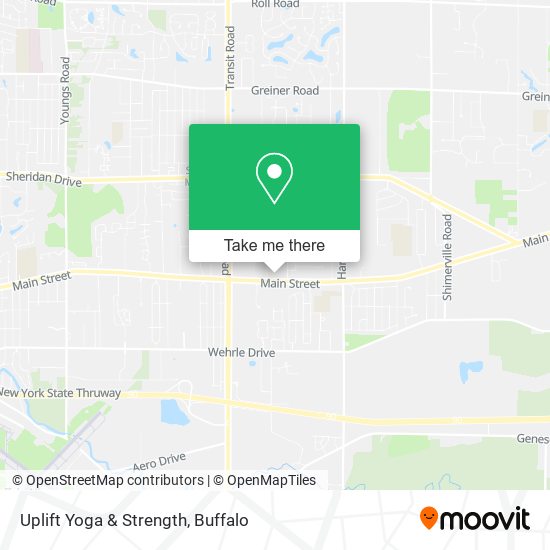 Uplift Yoga & Strength map