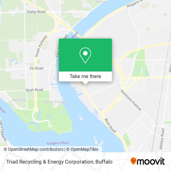 Triad Recycling & Energy Corporation map
